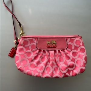 Pink Coach Clutch